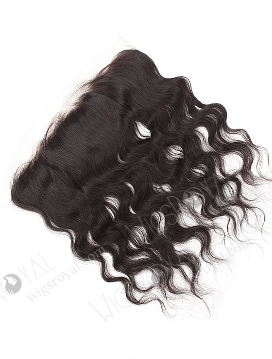 In Stock Indian Remy Hair 16" Natural Wave Natural Color Lace Frontal SKF-041-12216