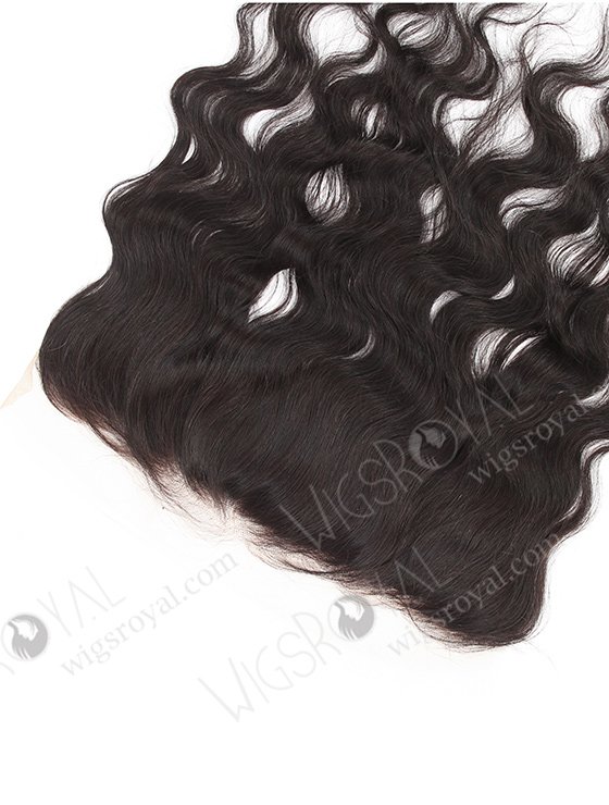 In Stock Indian Remy Hair 16" Natural Wave Natural Color Lace Frontal SKF-041-12218