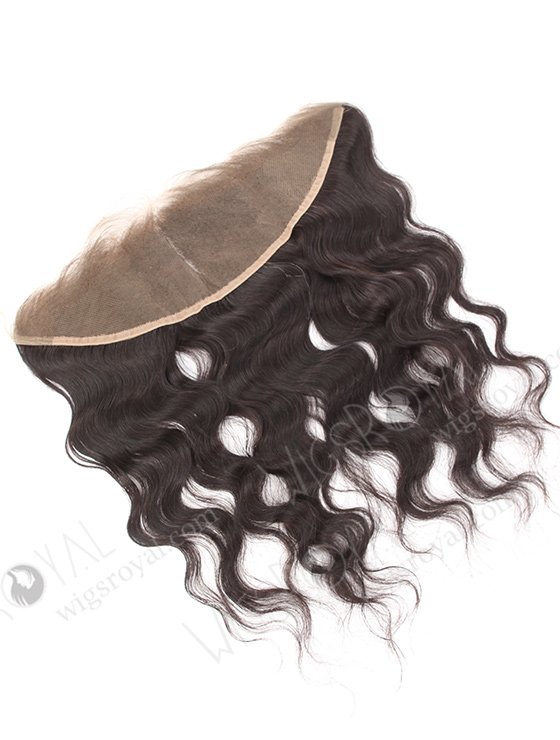 In Stock Indian Remy Hair 16" Natural Wave Natural Color Lace Frontal SKF-041-12221