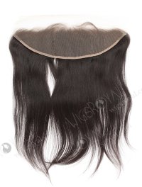 In Stock Indian Remy Hair 16" Straight Natural Color Lace Frontal SKF-002