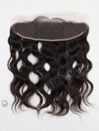 In Stock Brazilian Virgin Hair 16" Natural Wave Natural Color Lace Frontal SKF-007