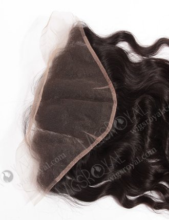 In Stock Brazilian Virgin Hair 16" Natural Wave Natural Color Lace Frontal SKF-017