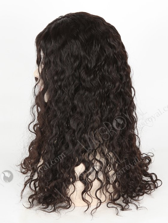 In Stock European Virgin Hair 20" Wavy 25mm Natural Color Jewish Wig JWS-01006-12546