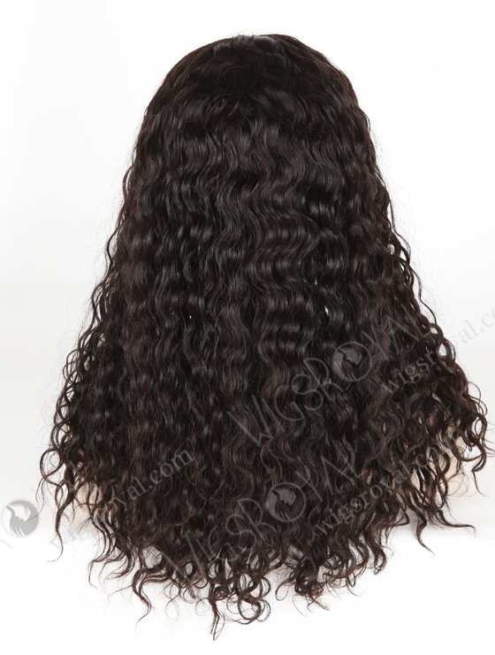 In Stock European Virgin Hair 20" Wavy 25mm Natural Color Jewish Wig JWS-01006-12550