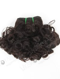 In Stock 7A Peruvian Virgin Hair 8" Double Drawn Deedee Curl Natural Color Machine Weft SM-695