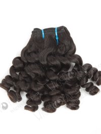 In Stock 7A Peruvian Virgin Hair 12" Double Drawn Tihgt Deep Bouncy Natural Color Machine Weft SM-6127