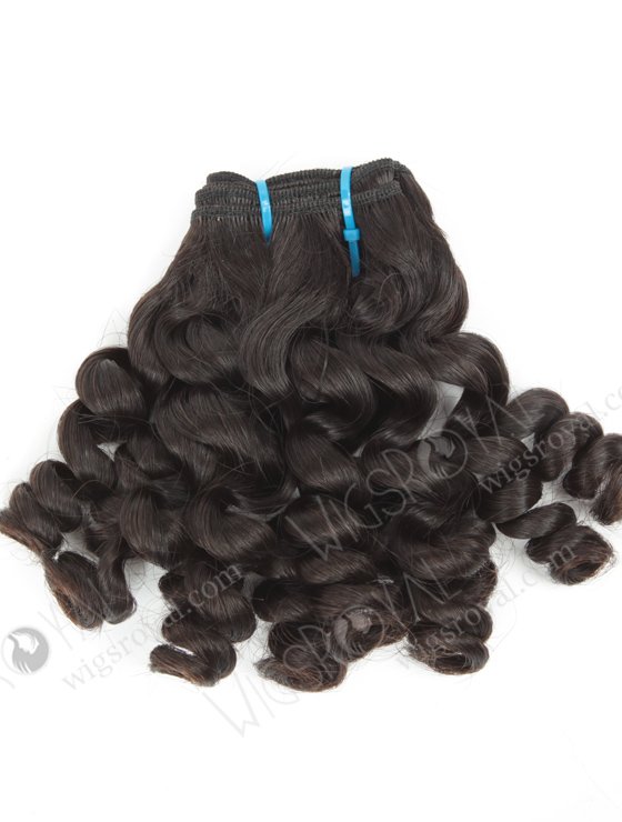 In Stock 7A Peruvian Virgin Hair 12" Double Drawn Tihgt Deep Bouncy Natural Color Machine Weft SM-6127