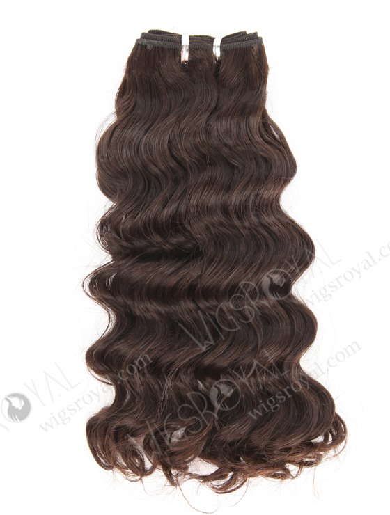 In Stock 7A Peruvian Virgin Hair 14" Double Drawn Deep Body Wave Natural Color Machine Weft SM-6136