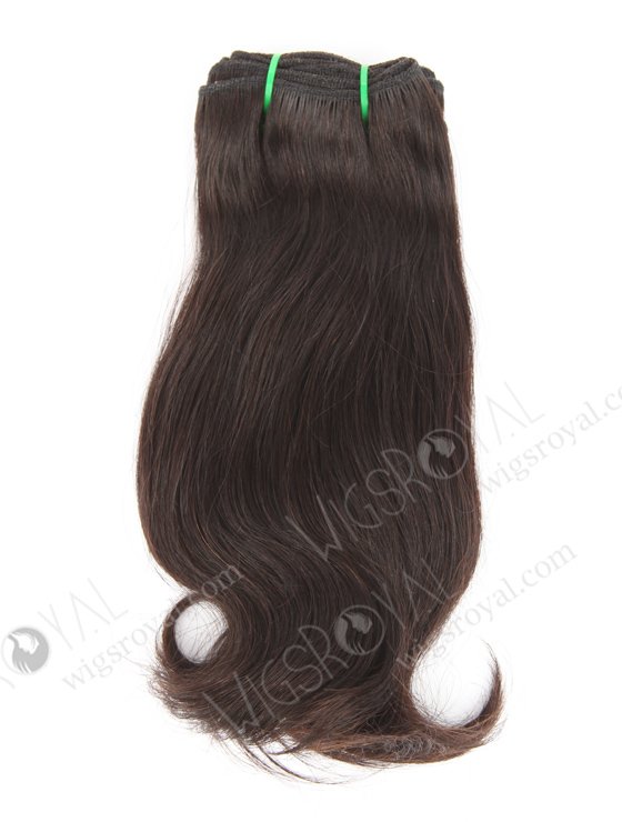 In Stock 5A Peruvian Virgin Hair 10" Double Drawn Straight Natural Color Machine Weft SM-6149