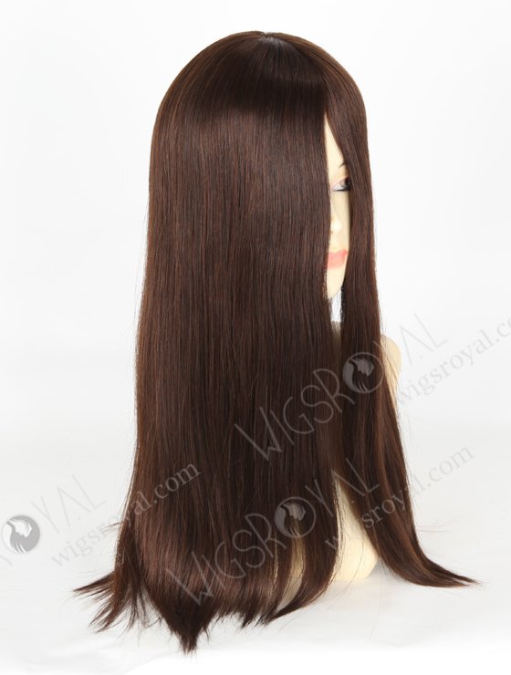 In Stock European Virgin Hair 18" Straight 2a# Color Jewish Wig JWS-01005-12573