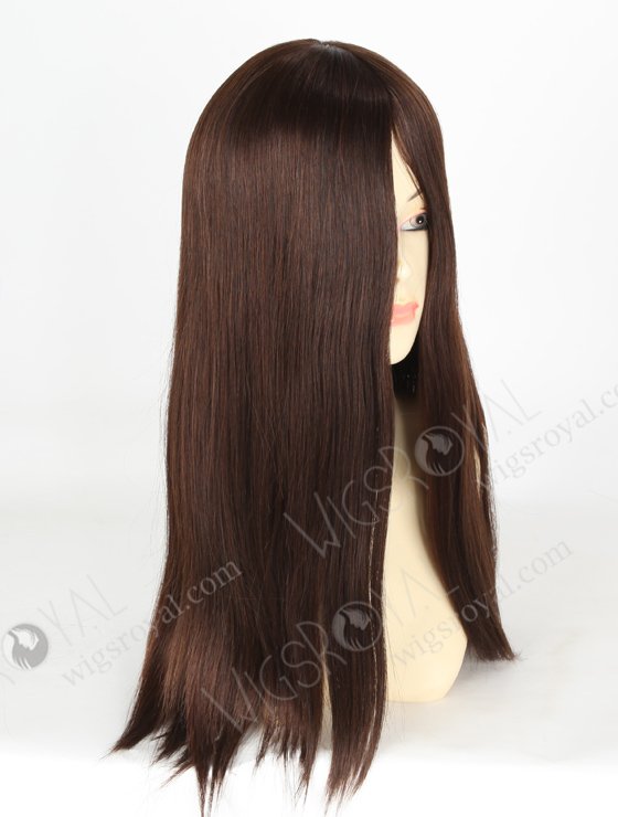 In Stock European Virgin Hair 18" Straight 2a# Color Jewish Wig JWS-01005-12575