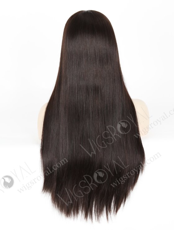 In Stock European Virgin Hair 22" Straight 2# Color Jewish Wig JWS-01004-12602