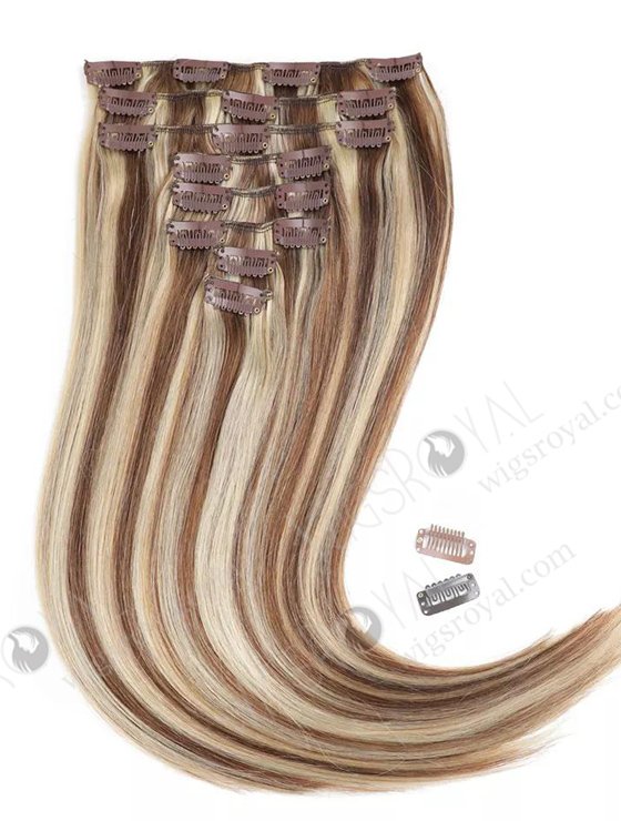 Summary of various styles of virgin hair clip in hair extensions WR-CW-001-13315