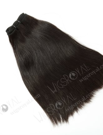 In Stock 7A Peruvian Virgin Hair 10" Double Drawn Straight Natural Color Machine Weft SM-683