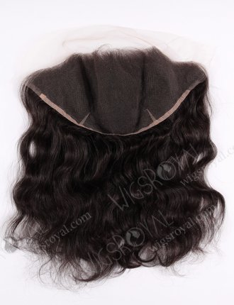 In Stock Indian Remy Hair 12" Natural Wave Natural Color Lace Frontal SKF-024