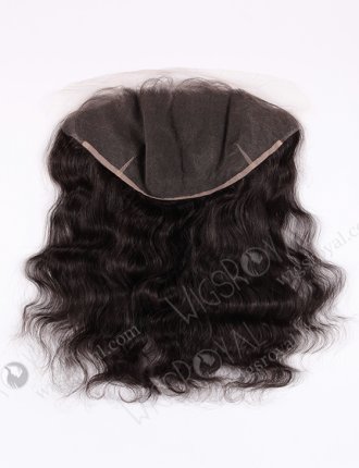 In Stock Indian Remy Hair 14" Natural Wave Natural Color Lace Frontal SKF-013