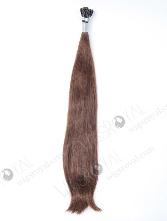 I-tip hair extension European virgin hair 20" straight #2 color WR-PH-001-13296