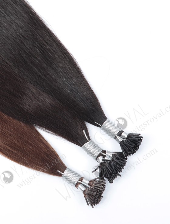 I-tip hair extension European virgin hair 20" straight #2 color WR-PH-001-13292