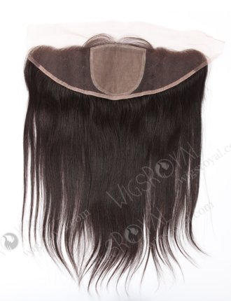 In Stock Indian Virgin Hair 16" Straight Natural Color Silk Top Lace Frontal SKF-067