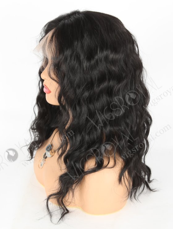 In Stock Synthetic Hair Lace Front Wig 18" Big Curl Color 1B# AL-017-4-13685