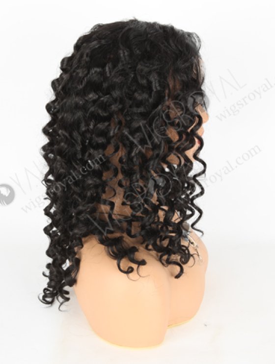 In Stock Synthetic Hair Lace Front Wig 24" Spiral Curl Color 1B# AL-017-6-13705