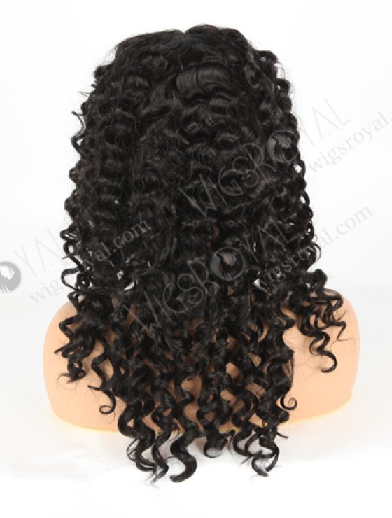 In Stock Synthetic Hair Lace Front Wig 24" Spiral Curl Color 1B# AL-017-6-13704