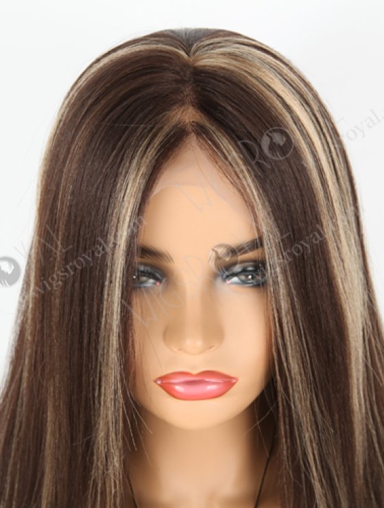In Stock Synthetic Hair Lace Front Wig 20" Yaki Color 4/27# Highlights AL-017-5-13693