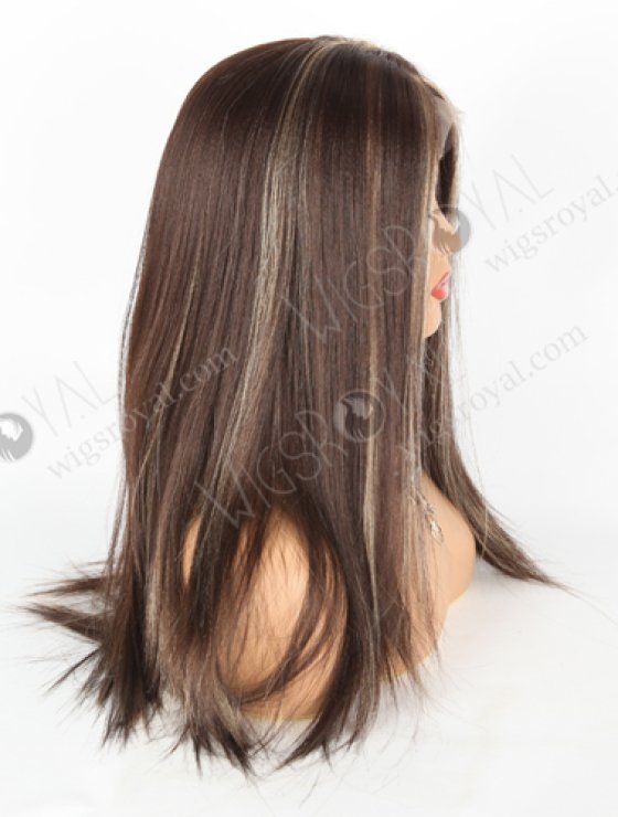 In Stock Synthetic Hair Lace Front Wig 20" Yaki Color 4/27# Highlights AL-017-5-13697