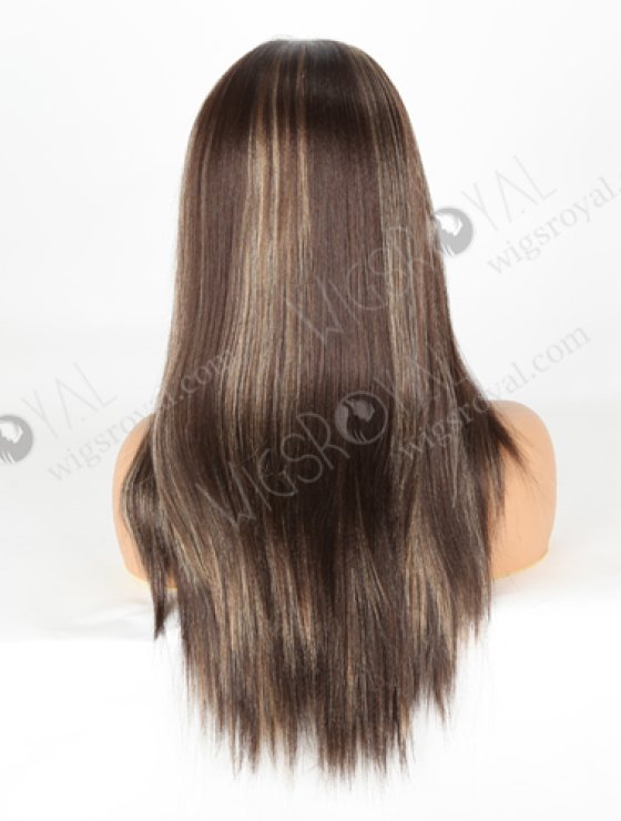 In Stock Synthetic Hair Lace Front Wig 20" Yaki Color 4/27# Highlights AL-017-5-13696