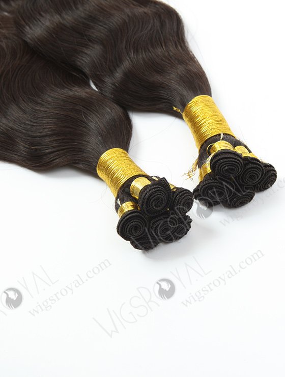 In Stock Brazilian Virgin Hair 22" Natural Wave Natural Color Hand-tied Weft SHW-014-13794