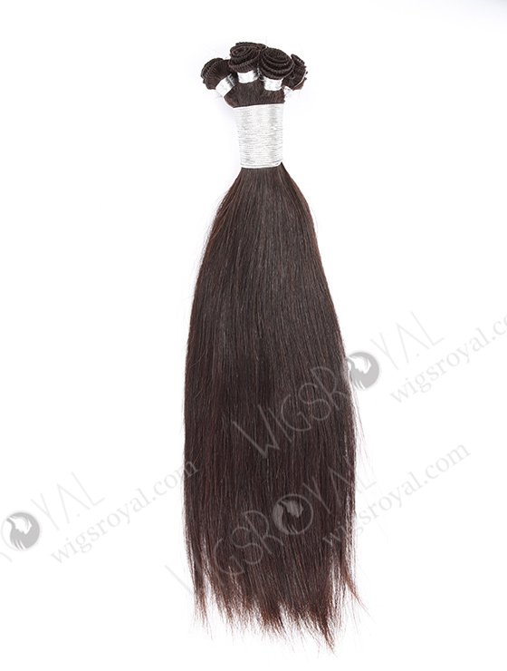 In Stock Brazilian Virgin Hair 14" Silky Straight Natural Color Hand-tied Weft SHW-025-13812