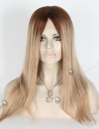 In Stock European Virgin Hair 16" Straight B116 Color Lace Front Silk Top Glueless Wig GLL-08015