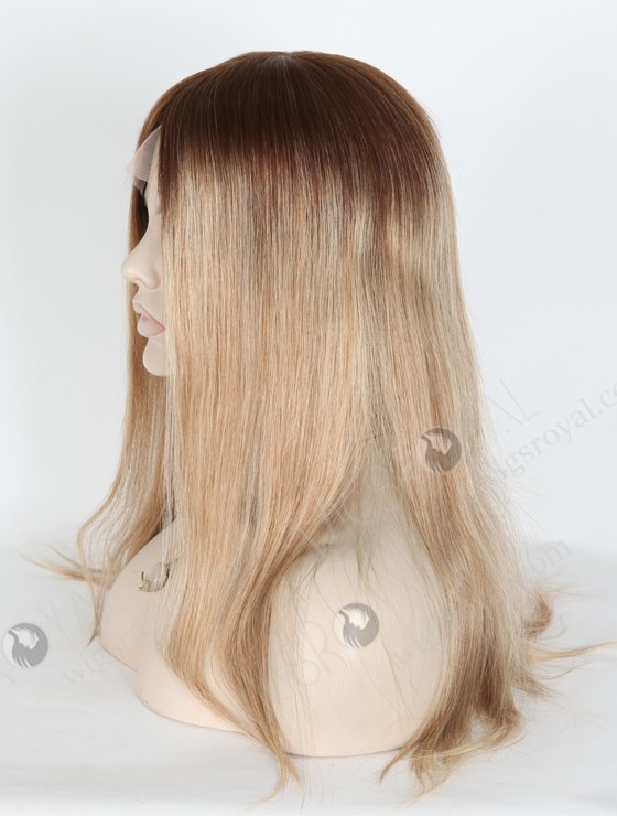 In Stock European Virgin Hair 16" Straight B116 Color Lace Front Silk Top Glueless Wig GLL-08015-13956
