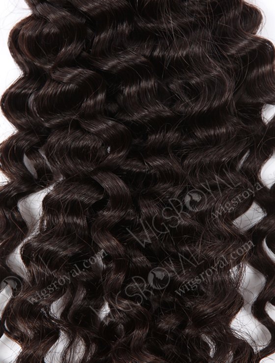 In Stock Brazilian Virgin Hair 22" Curly 15mm Natural Color Hand-tied Weft SHW-026-13865
