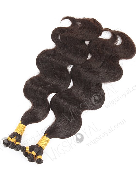 In Stock Brazilian Virgin Hair 20" Body Wave Natural Color Hand-tied Weft SHW-028-13838