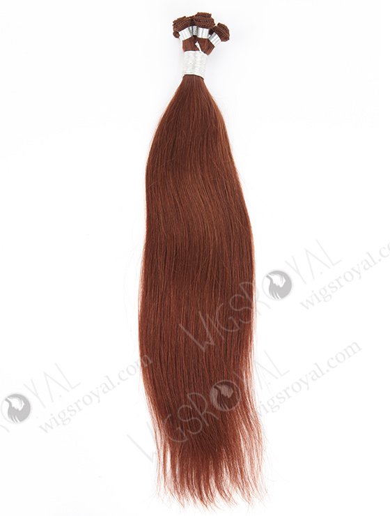 In Stock Brazilian Virgin Hair 18" Silky Straight 33# Color Hand-tied Weft SHW-031-13853