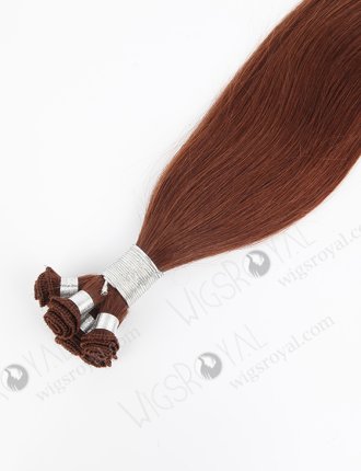 In Stock Brazilian Virgin Hair 18" Silky Straight 33# Color Hand-tied Weft SHW-031