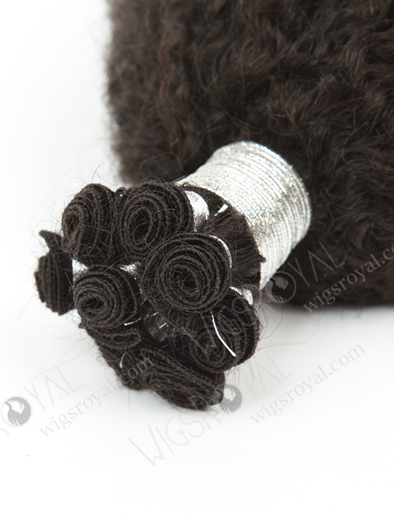 In Stock Brazilian Virgin Hair 18" Afro Curl Natural Color Hand-tied Weft SHW-027-13870