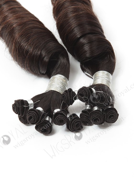 In Stock Brazilian Virgin Hair 22" Loose Spiral Curl Natural Color Hand-tied Weft SHW-007-13908
