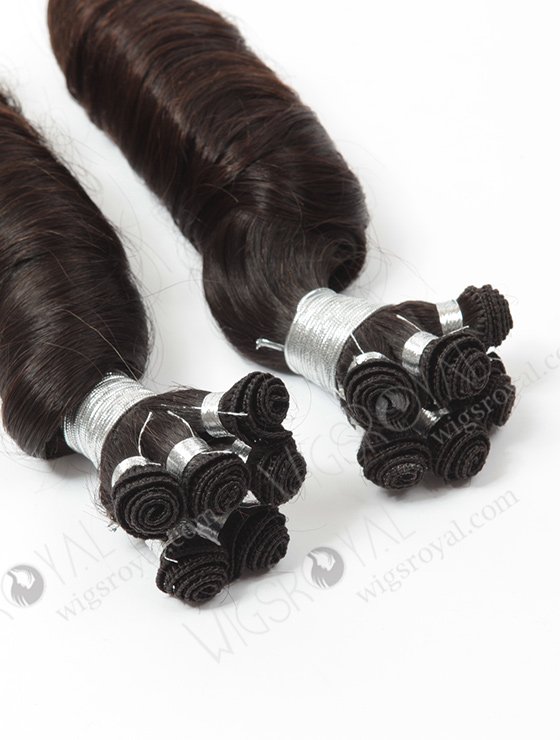 In Stock Brazilian Virgin Hair 20" Loose Spiral Curl Natural Color Hand-tied Weft SHW-006-13902
