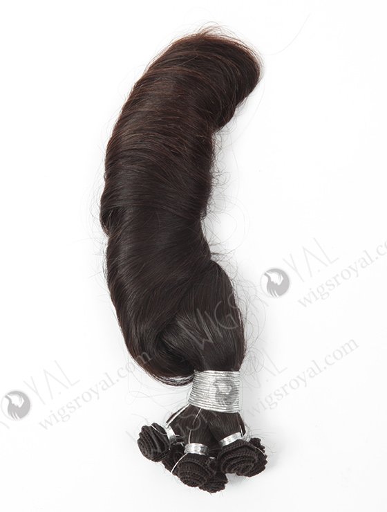 In Stock Brazilian Virgin Hair 18" Loose Spiral Curl Natural Color Hand-tied Weft SHW-005-13894