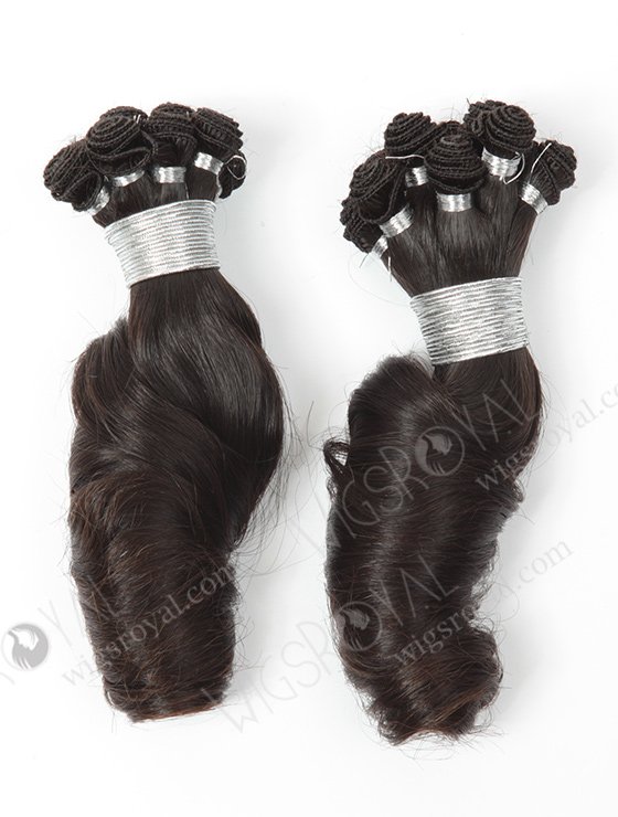 In Stock Brazilian Virgin Hair 12" Loose Spiral Curl Natural Color Hand-tied Weft SHW-002-13881
