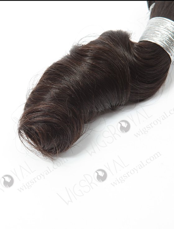 In Stock Brazilian Virgin Hair 12" Loose Spiral Curl Natural Color Hand-tied Weft SHW-002-13882