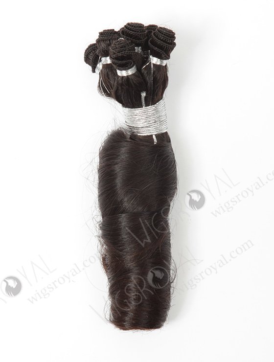 In Stock Brazilian Virgin Hair 14" Loose Spiral Curl Natural Color Hand-tied Weft SHW-003-13886