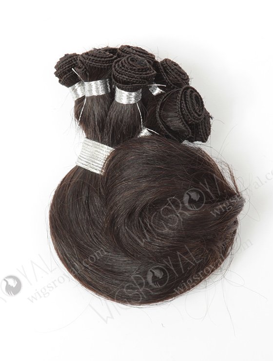 In Stock Brazilian Virgin Hair 10" Loose Spiral Curl Natural Color Hand-tied Weft SHW-001-13876