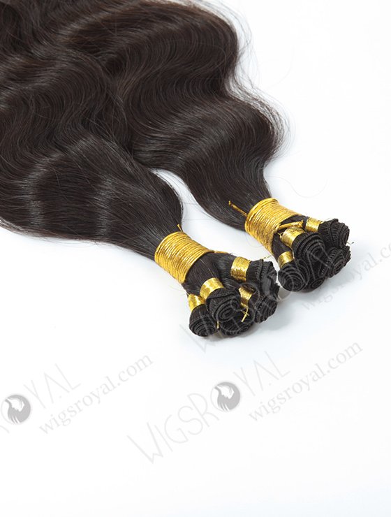 In Stock Brazilian Virgin Hair 28" Natural Wave Natural Color Hand-tied Weft SHW-017-13808
