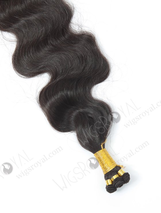 In Stock Brazilian Virgin Hair 24" Natural Wave Natural Color Hand-tied Weft SHW-015-13799