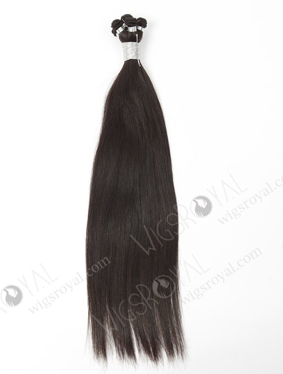 In Stock Brazilian Virgin Hair 18" Silky Straight Natural Color Hand-tied Weft SHW-022-13822