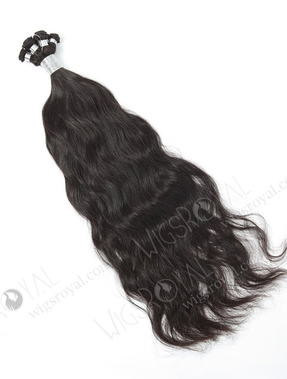 In Stock Brazilian Virgin Hair 20" Natural Wave Natural Color Hand-tied Weft SHW-013-13788