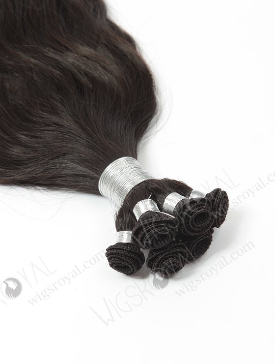 In Stock Brazilian Virgin Hair 20" Natural Wave Natural Color Hand-tied Weft SHW-013-13789